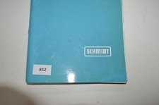 B852 Schmidt  Ersatzteilliste für SK 200 Kehrmaschine