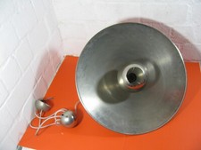 wohl Florian Schulz Metall Porzellan Keramik  Pendellampe 80 er Jahre (E 166)