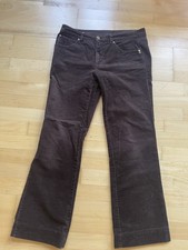 Damen Cord Hose Feincord braun