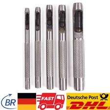 Locheisensatz 5-teilig zum Stanzen Set Lochpfeifen Leder Locher 3/4/5/6/8 mm