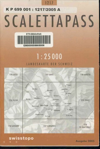Scalettapass landeskarte der - landeskarte,