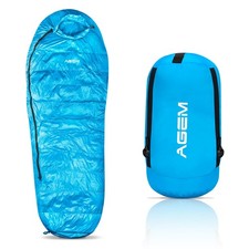 AGEM Daunenschlafsack 3 jahreszeiten Mammut Winter -5-5 Grad Schlafsack D1