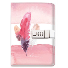 Trtsch Verlag GmbH Trötsch Tagebuch mit Zahlenschloss Feather: Notizbuch Bu ...