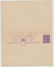 Mauritius ca. 1880 Ganzsache +