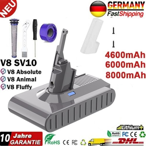Akku für dyson sv10 alle - für, v8