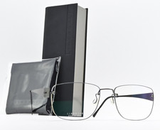 LINDBERG Brille 2350 54 GR94 Spirit Titanium Randlos Schwarz Glanz U9 Kohle Matt