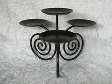 Partylite Kerzenhalter PO 297 Viking Scroll für 4 Pillar Kerzen, Advent