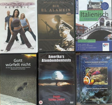 DVD Sammlung - AUSWAHL -  Dokumentationen, Sport, Sprachen, Tiere, Geschichte