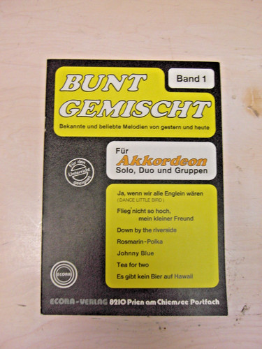 Alte noten bunt gemischt - alte,