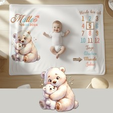 Baby Meilenstein Decke