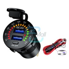 Dual USB Digital Voltmeter QC