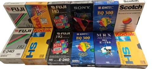 Vhs kasseten gemischt kodak - kasseten,