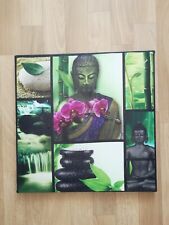 Wandbild Canvas Buddha Bad Relax Yoga Home and Living Accessoires 