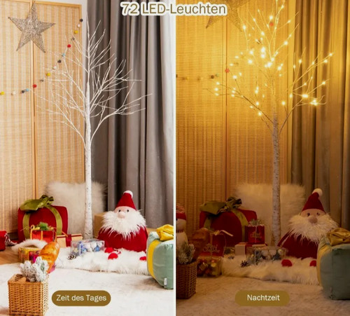 Costway 150cm led lichterbaum - 150cm,