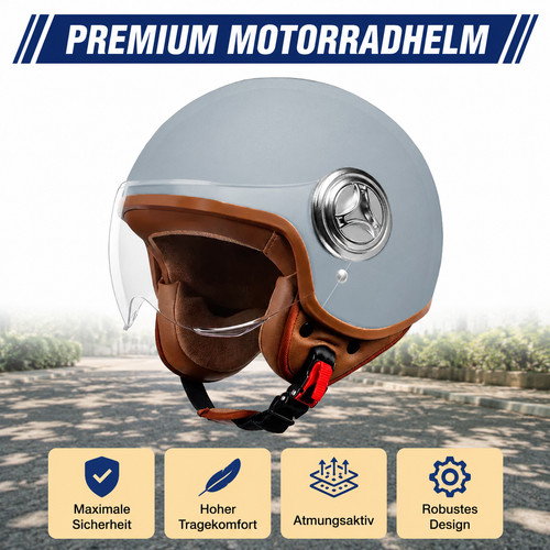 Motorradhelm halbschale - motorradhelm,