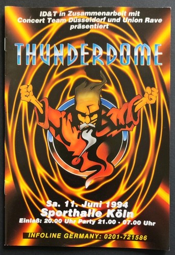 Original thunderdome flyer - thunderdome,