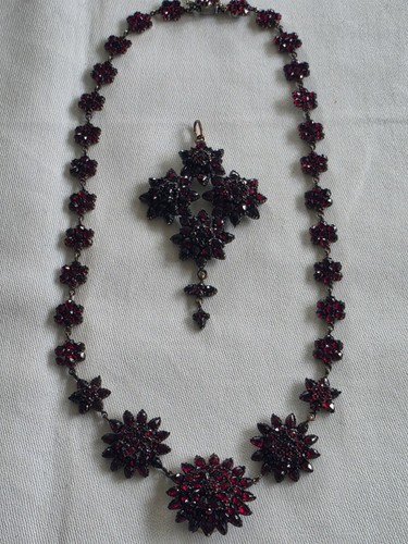 Wunderschöne antik granat - antik,