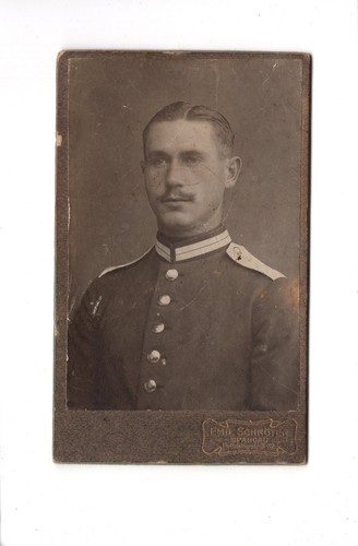 Cdv foto soldat - foto,