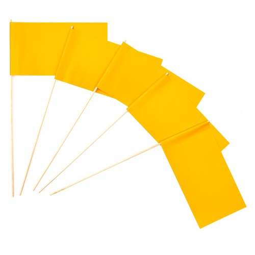 Papierfähnchen orange mit - papierfähnchen:,