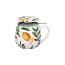 Teetasse mit Sieb und Deckel My favourite tea Schwarzer Tee Zitrone Könitz 