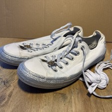 Converse Chucks 39,5 weiss silber 162238c