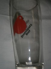 altes Bierglas Dom Spatz  0,5