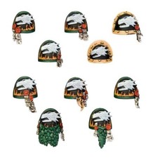 Warhammer 40K - Forgeworld - Salamanders Space Marines Shoulder Pads - OOP - NEU