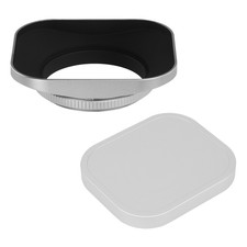 46mm Metall Gegenlichtblende Sonnenblende für DSLR SLR Kamera Objektiv Silber