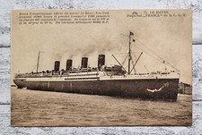 AK Le Havre Paquebot France Dampfer New York Schiff Ansichtskarte Vintage Deko
