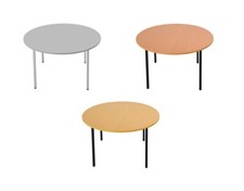 Runder Schreibtisch Besprechungstisch Büromöbel Ø =1200 mm verschiedene Farben