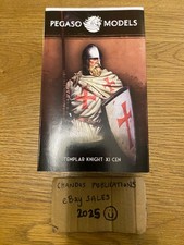 Pegaso Models 200m Resin Büste - Templerritter XI C. - #200-061 - *UNBENUTZT*