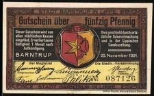 Notgeld Barntrup in Lippe