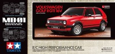 Tamiya VW Golf 2 GTI 16V RC Modellauto Bausatz 1:10 MB-01 Chassis 2WD Set