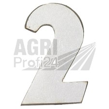 Fendt 2 Emblem Schriftzug Fix