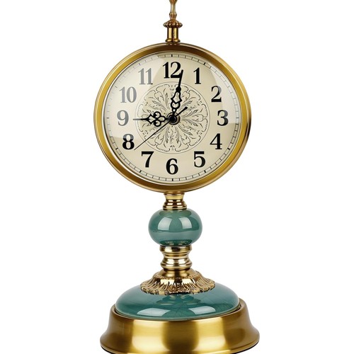 Vintage tischuhr gold - vintage,