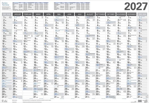 Großer wandtimer 2027 verlag - wandtimer,