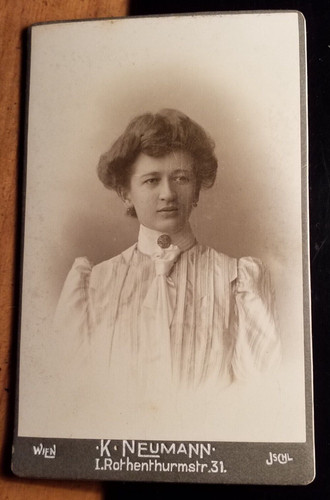 Junge frau portrait cdv - junge,