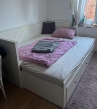 ikea hemnes tagesbett, weiß, 80 x 200 cm