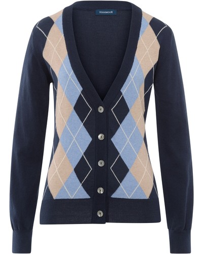 Highmoor argyle cardigan - highmoor, ohne