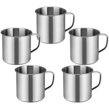 5Pcs Alu Tasse Edelstahl
