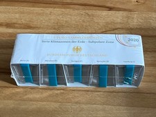 Set 5 x 5 Euro Sammlermünzen Serie Klimazonen der Erde - Subpolare Zone NEU