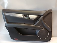 Mercedes W204 C-Klasse Türverkleidung Türpappe Vorne Links Leder Schwarz