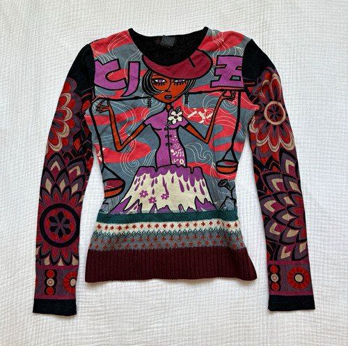 Custo barcelona y2k pullover - barcelona,