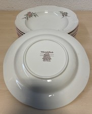 Tiefe Teller von Villeroy und Boch Rosette aus Porzellan 6 Stück 