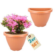 2er Set Blumentopf Wand Blumen