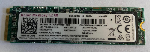 Union memory 256gb nvme - union, m.2