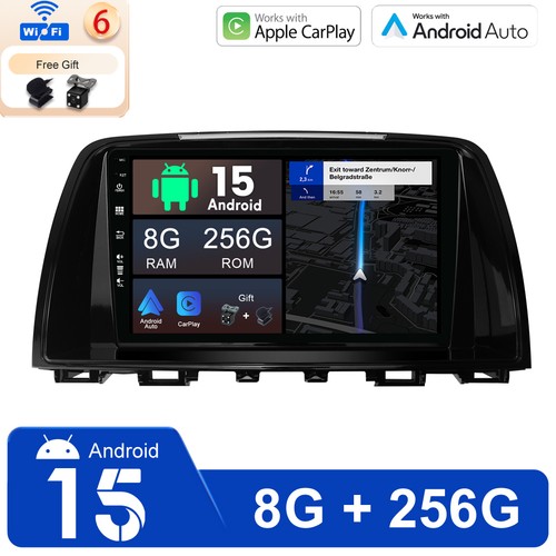 256g autoradio für - 8g+256g,