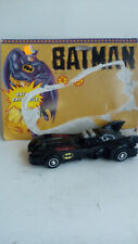 Batmobile, Batman Action Vehicle  DC Comics Toy Biz 1989 mit Original Karte