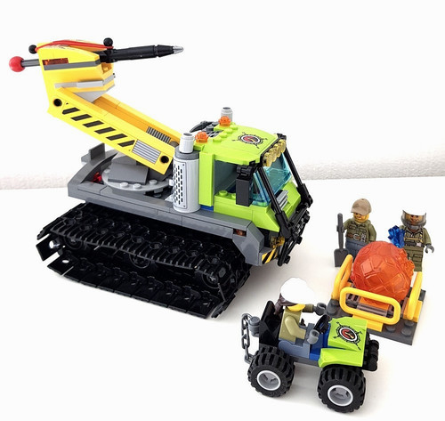 Lego city 60122 vulkan raupe - city,