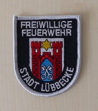 Ärmelabzeichen Aufnäher Patch Feuerwehr Stadt Lübbecke  Nordrhein-Westfalen  NRW
